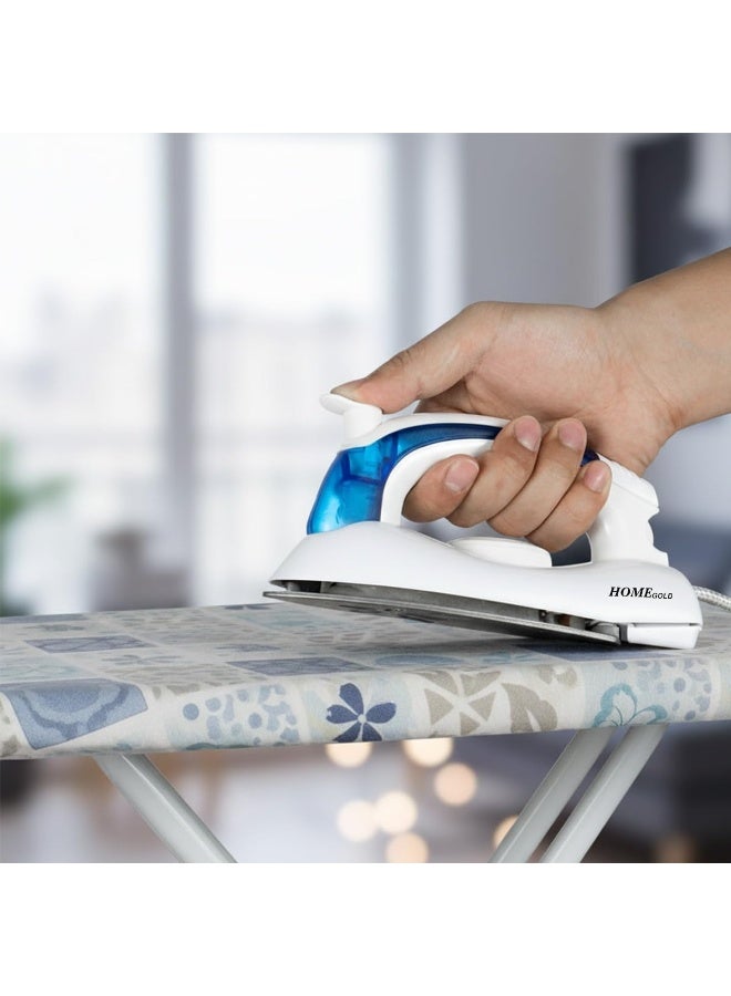 مكواة بخار محمولة قابلة للطي - مكواة بخار وجافة عالية الأداء بقدرة 700-800 واط، مزودة بقاعدة غير لاصقة، ومقبض قابل للطي، وزر بخار إضافي، وخزان ماء شفاف قابل للفصل، وواقي سلك، ومؤشر ضوئي للطاقة، مثالية للسفر والفنادق والمكاتب - Image 2